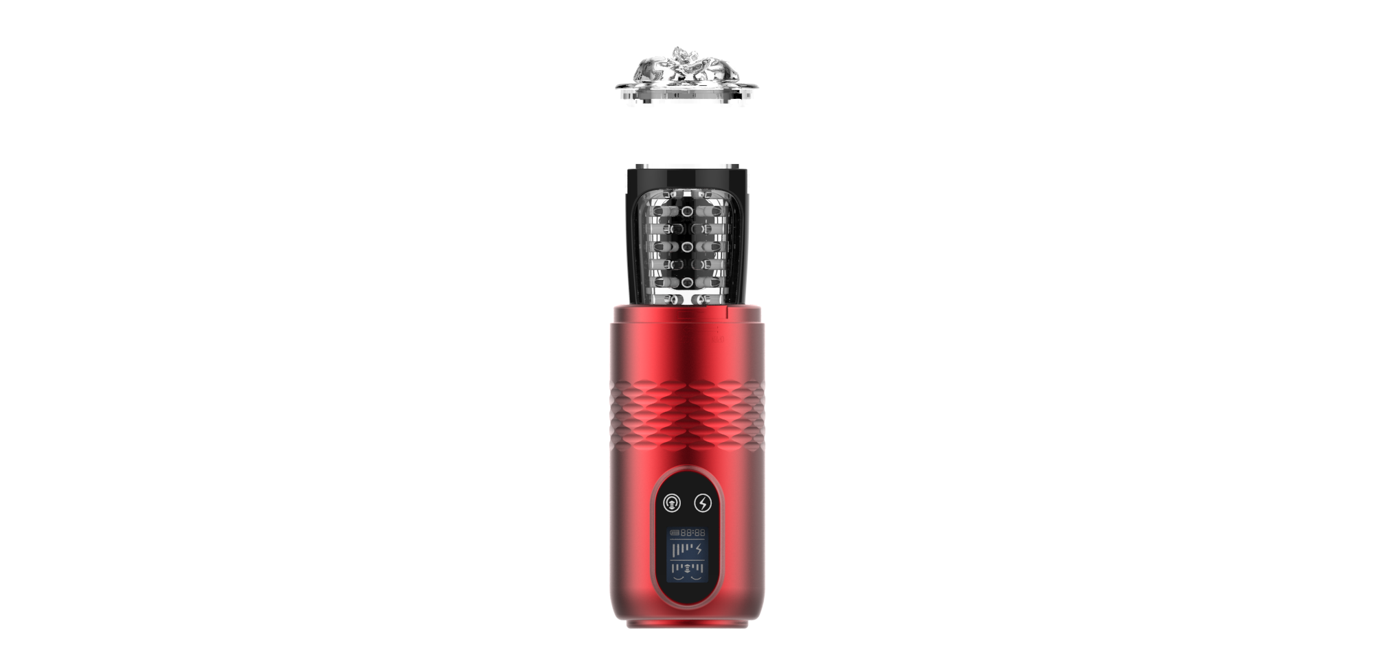 Male LCD screen vibration telescopic detachable aircraft cup